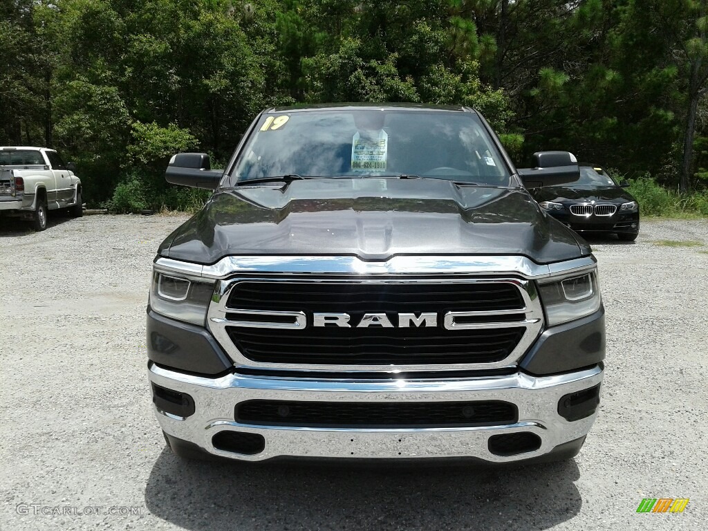 2019 1500 Big Horn Quad Cab - Granite Crystal Metallic / Black/Diesel Gray photo #8