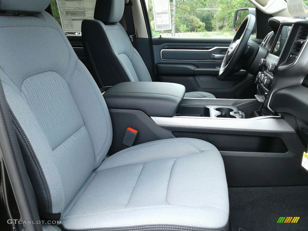 2019 1500 Big Horn Black Quad Cab 4x4 - Diamond Black Crystal Pearl / Black/Diesel Gray photo #12