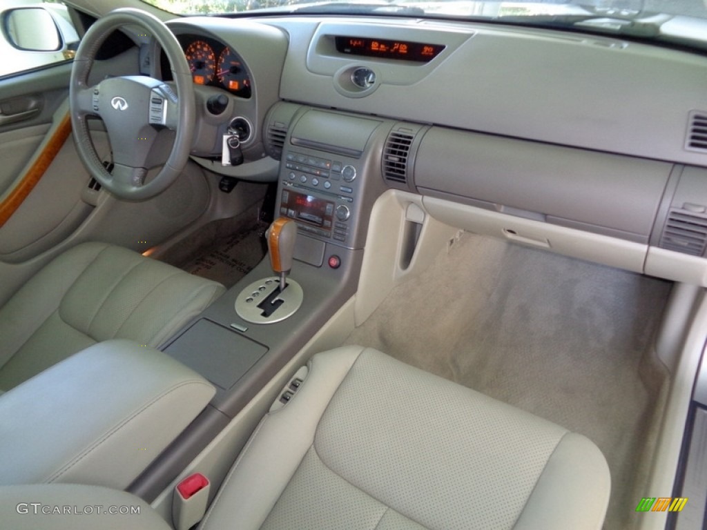 2003 G 35 Sedan - Brilliant Silver Metallic / Willow photo #71
