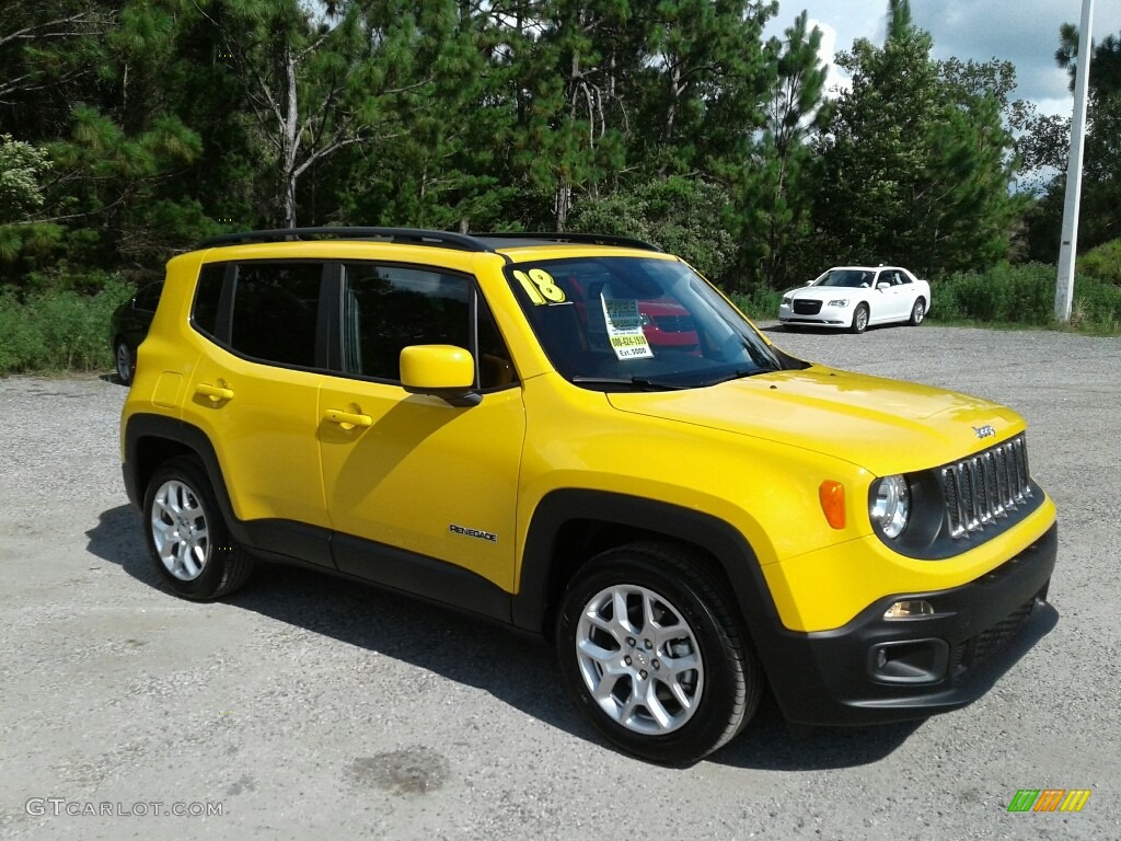 2018 Renegade Latitude - Solar Yellow / Black photo #7