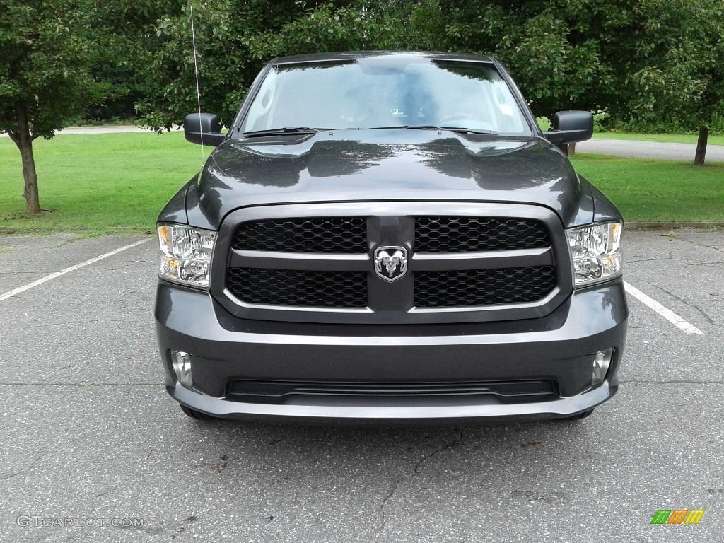 2018 1500 Express Crew Cab 4x4 - Granite Crystal Metallic / Black/Diesel Gray photo #3