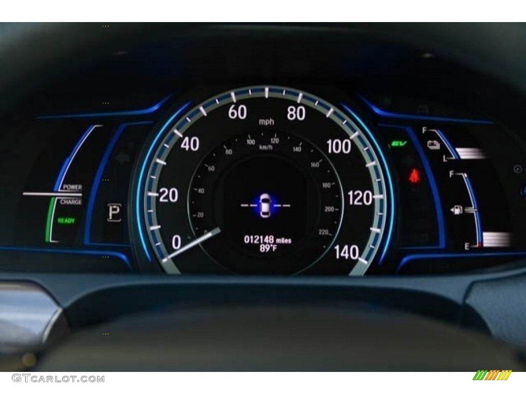 2017 Accord Hybrid Sedan - Crystal Black Pearl / Black photo #27
