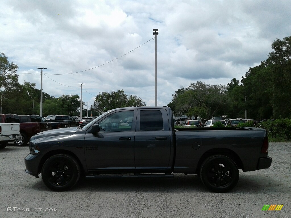 2018 1500 Express Quad Cab - Granite Crystal Metallic / Black/Diesel Gray photo #2