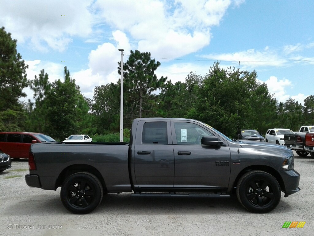 2018 1500 Express Quad Cab - Granite Crystal Metallic / Black/Diesel Gray photo #6