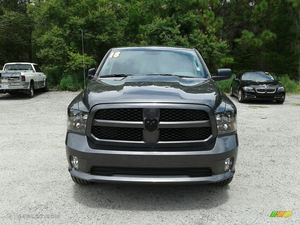 2018 1500 Express Quad Cab - Granite Crystal Metallic / Black/Diesel Gray photo #8