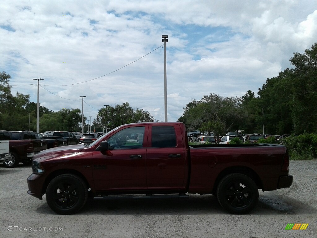 2018 1500 Express Quad Cab - Delmonico Red Pearl / Black/Diesel Gray photo #2