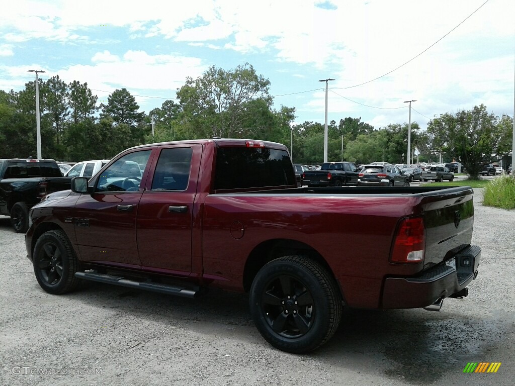 2018 1500 Express Quad Cab - Delmonico Red Pearl / Black/Diesel Gray photo #3