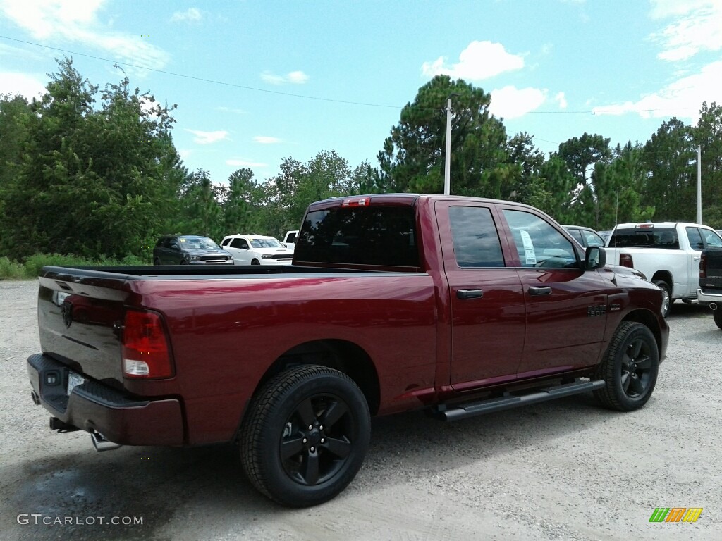 2018 1500 Express Quad Cab - Delmonico Red Pearl / Black/Diesel Gray photo #5