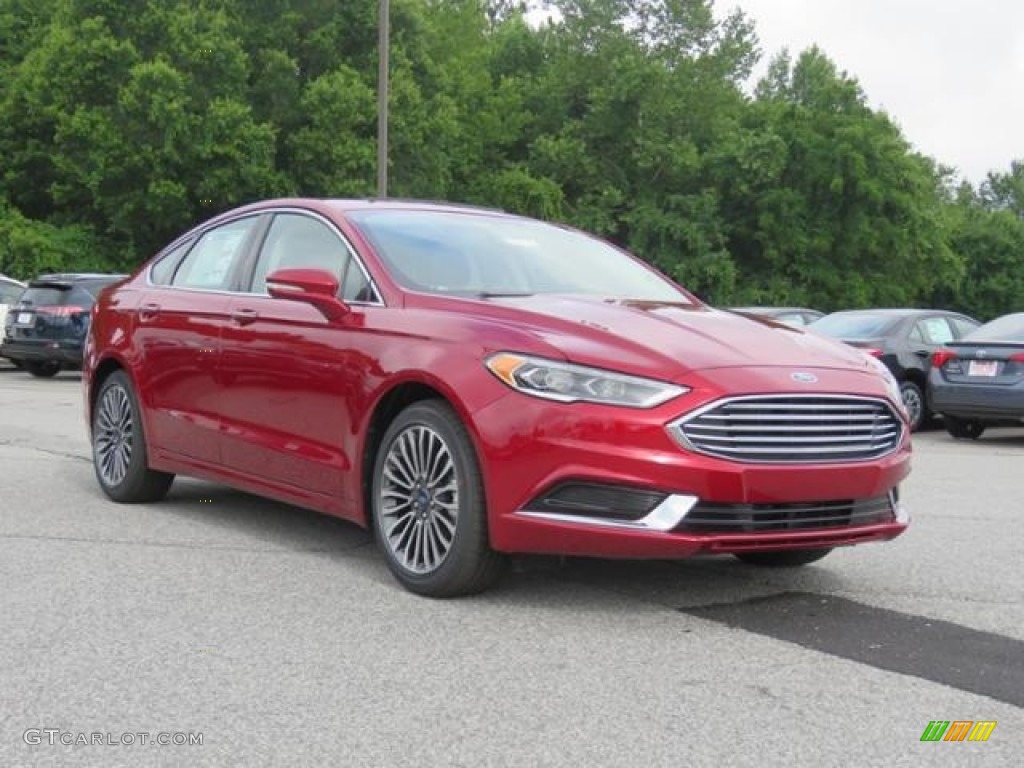 Ruby Red Ford Fusion