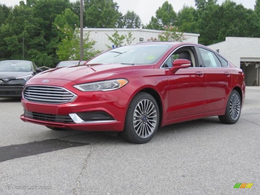 2018 Fusion SE - Ruby Red / Ebony photo #3