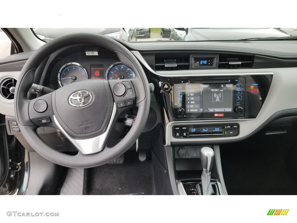 2019 Toyota Corolla LE Ash/Dark Gray Dashboard Photo #127973636