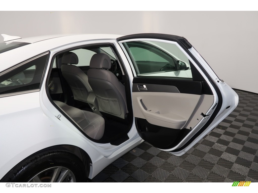 2016 Sonata SE - Quartz White Pearl / Gray photo #27