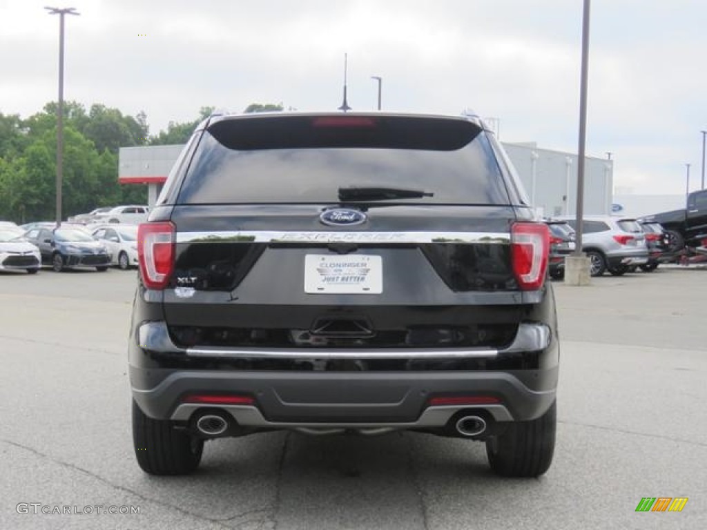 2018 Explorer XLT - Shadow Black / Ebony Black photo #25