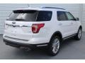 2018 White Platinum Ford Explorer Limited 4WD  photo #9