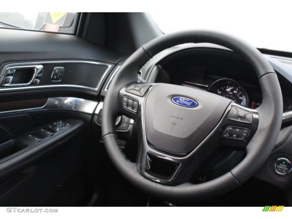 2018 Explorer Limited 4WD - White Platinum / Ebony Black photo #28