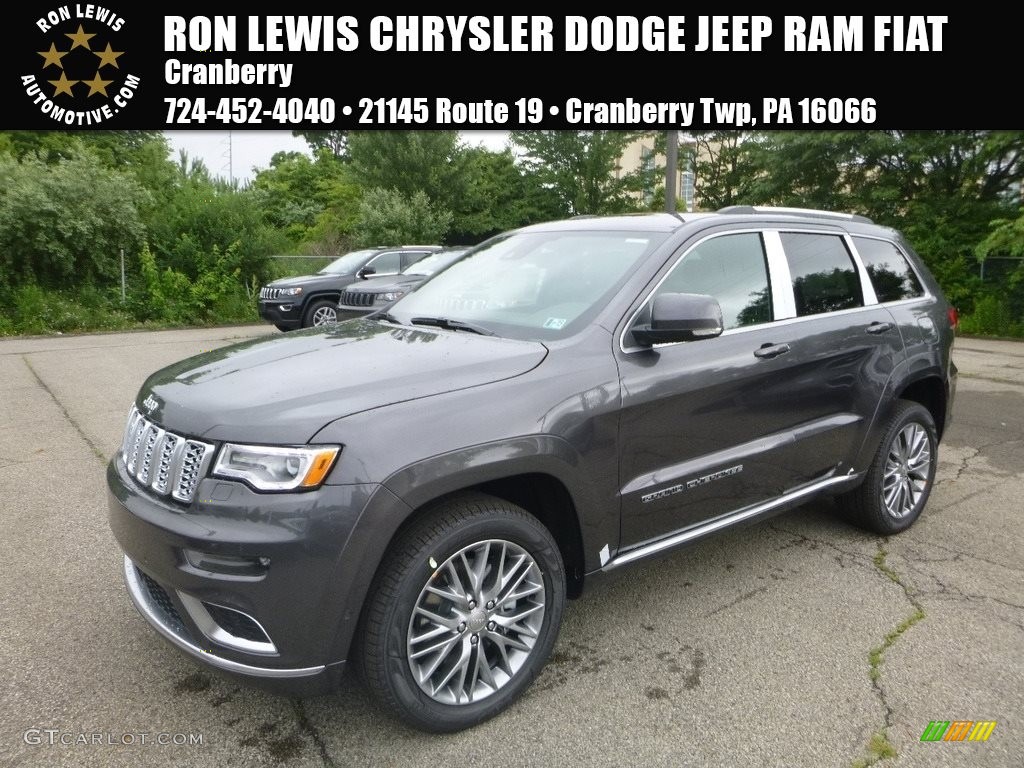 2018 Grand Cherokee Summit 4x4 - Granite Crystal Metallic / Black photo #1