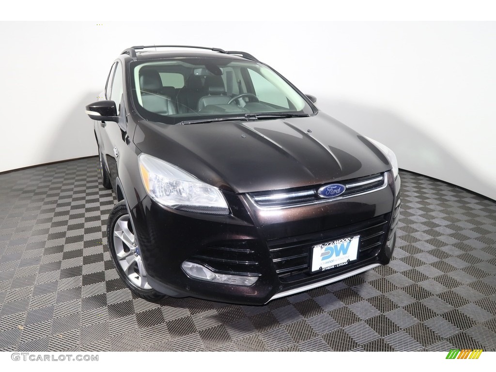 2013 Escape SEL 2.0L EcoBoost 4WD - Kodiak Brown Metallic / Charcoal Black photo #8