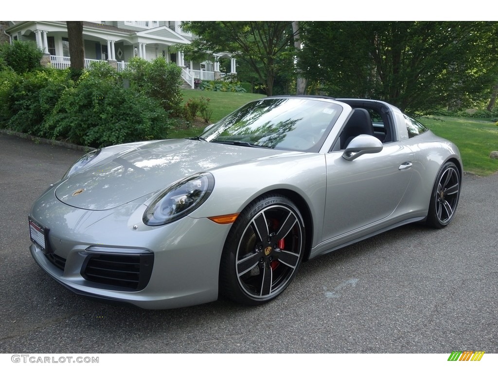 2017 911 Targa 4S - GT Silver Metallic / Black photo #1