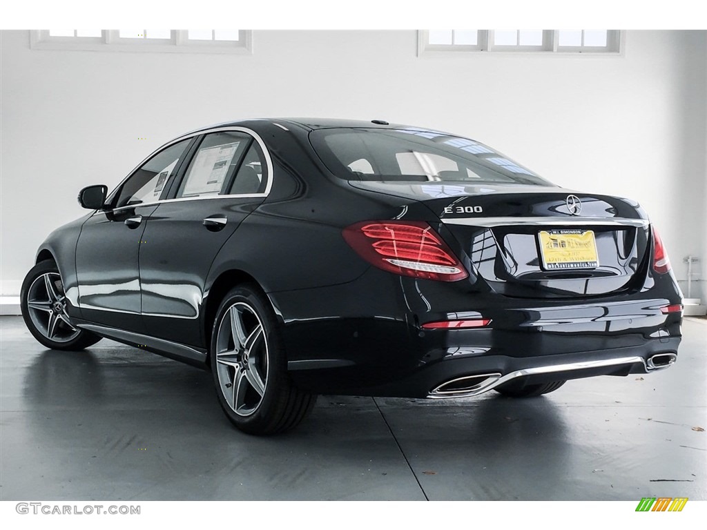 2018 E 300 Sedan - Black / Black photo #3