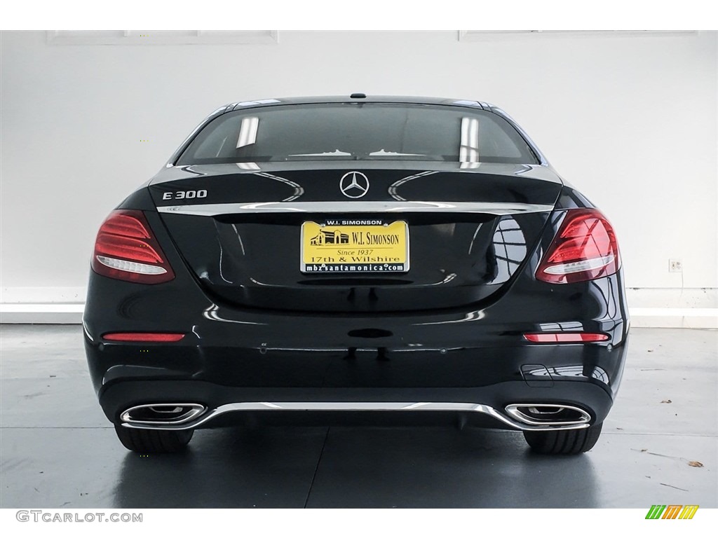 2018 E 300 Sedan - Black / Black photo #4
