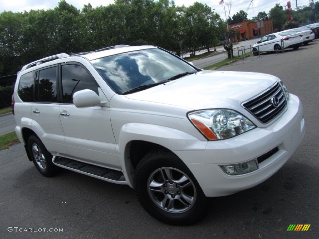 2008 GX 470 - Blizzard White Pearl / Ivory photo #3