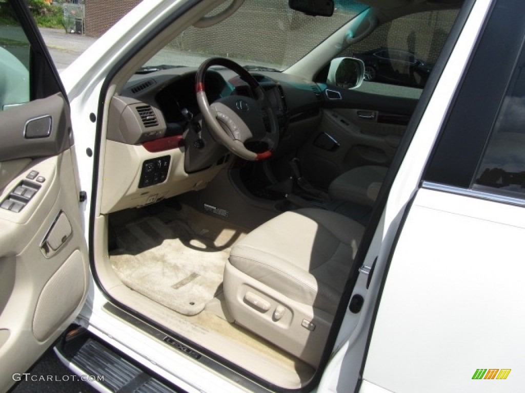 2008 GX 470 - Blizzard White Pearl / Ivory photo #17