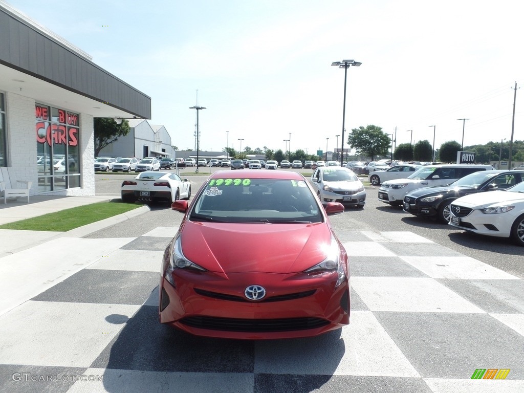 2016 Prius Three - Hypersonic Red / Black photo #2
