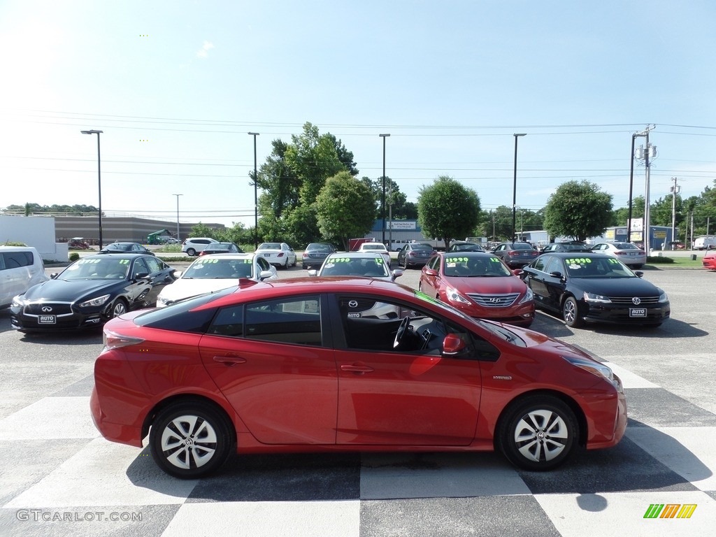 2016 Prius Three - Hypersonic Red / Black photo #3