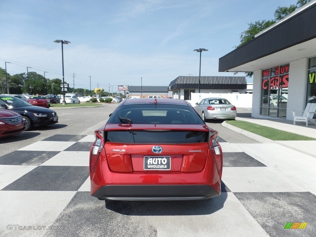 2016 Prius Three - Hypersonic Red / Black photo #4