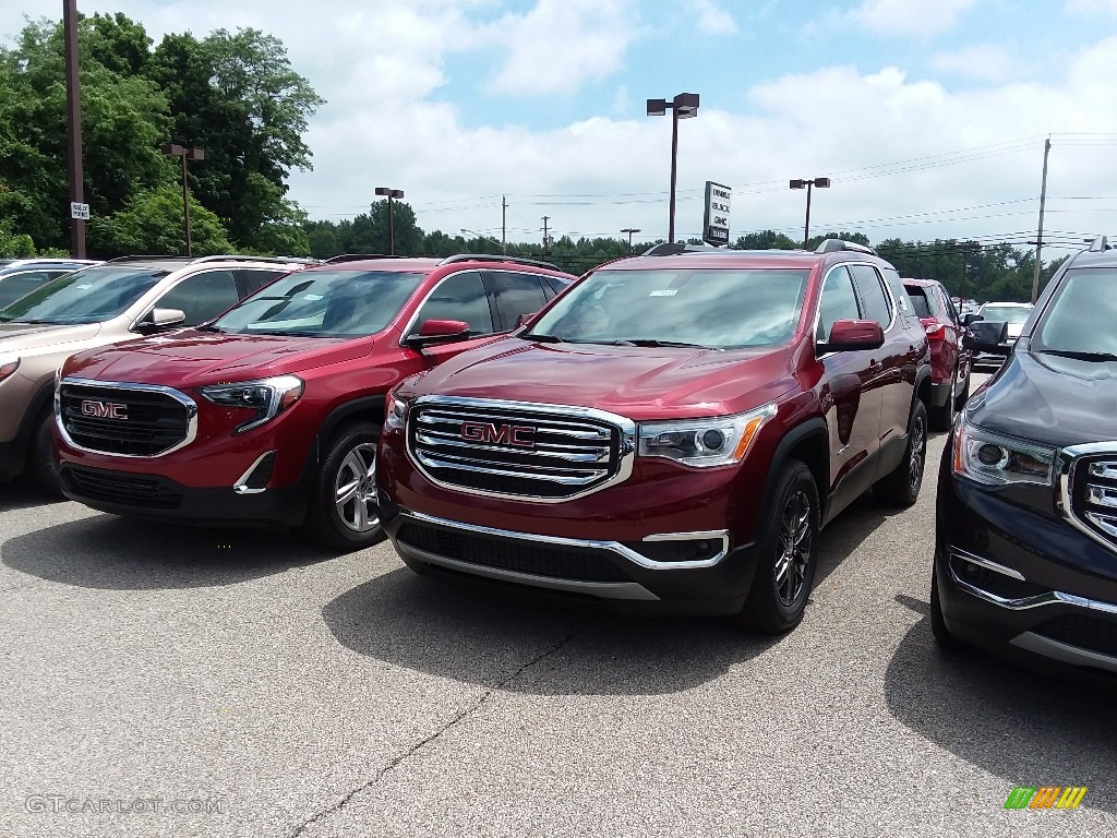 Crimson Red Tintcoat GMC Acadia