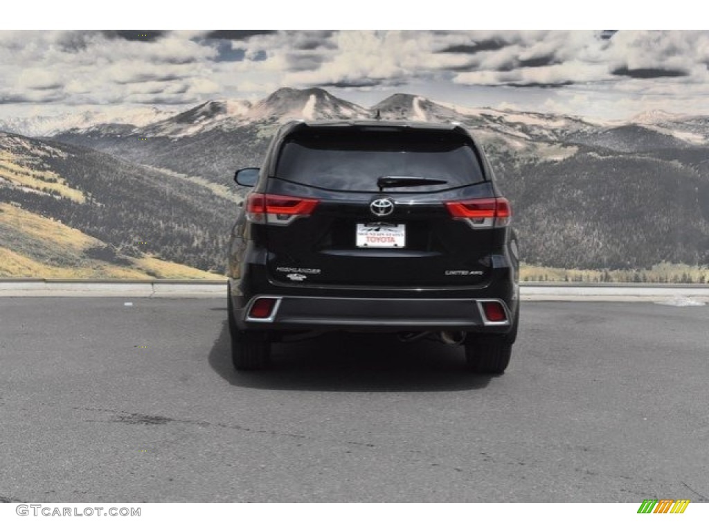 2018 Highlander Limited AWD - Midnight Black Metallic / Black photo #4