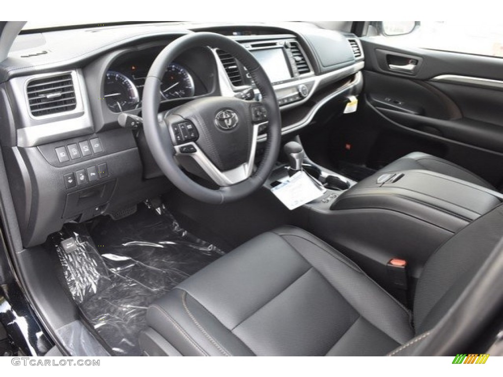 2018 Highlander Limited AWD - Midnight Black Metallic / Black photo #5