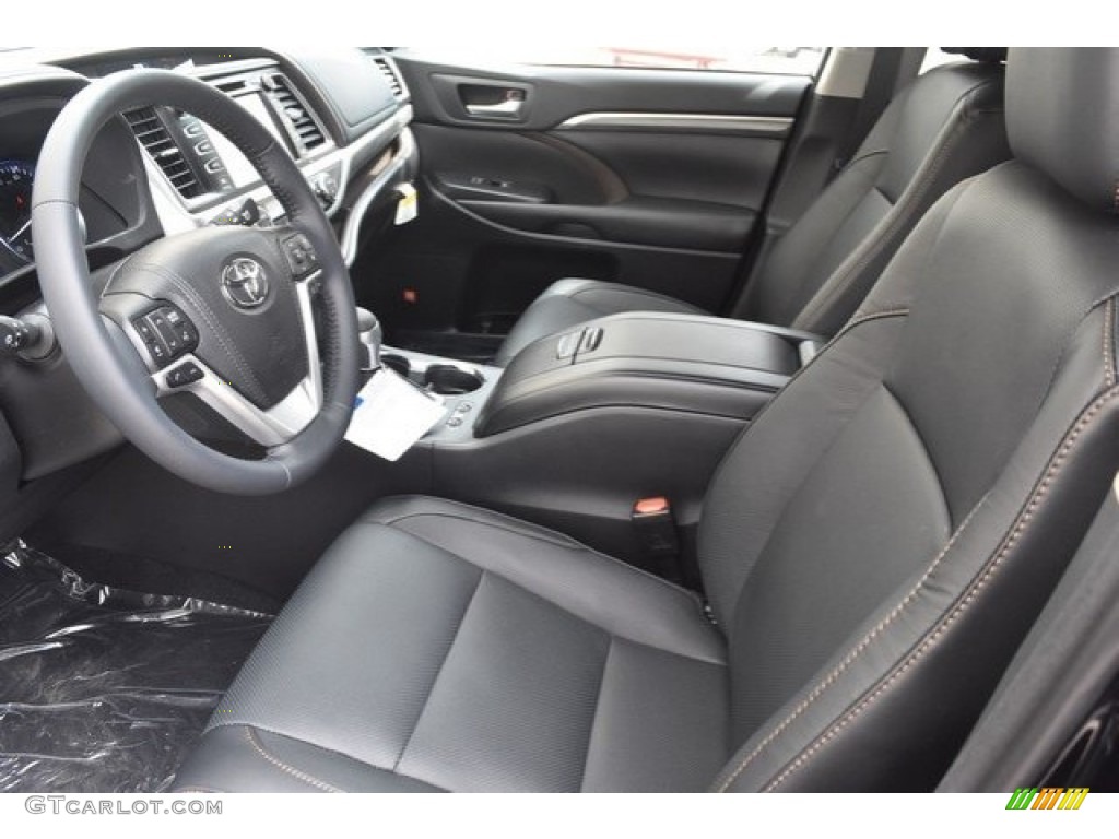 2018 Highlander Limited AWD - Midnight Black Metallic / Black photo #6