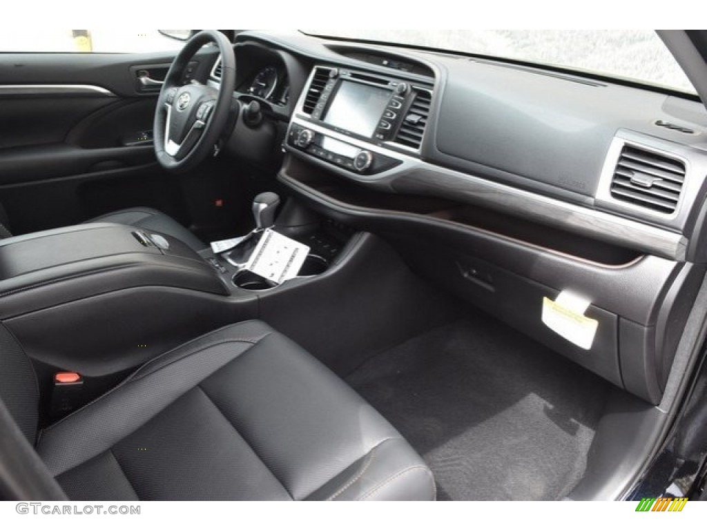 2018 Highlander Limited AWD - Midnight Black Metallic / Black photo #11