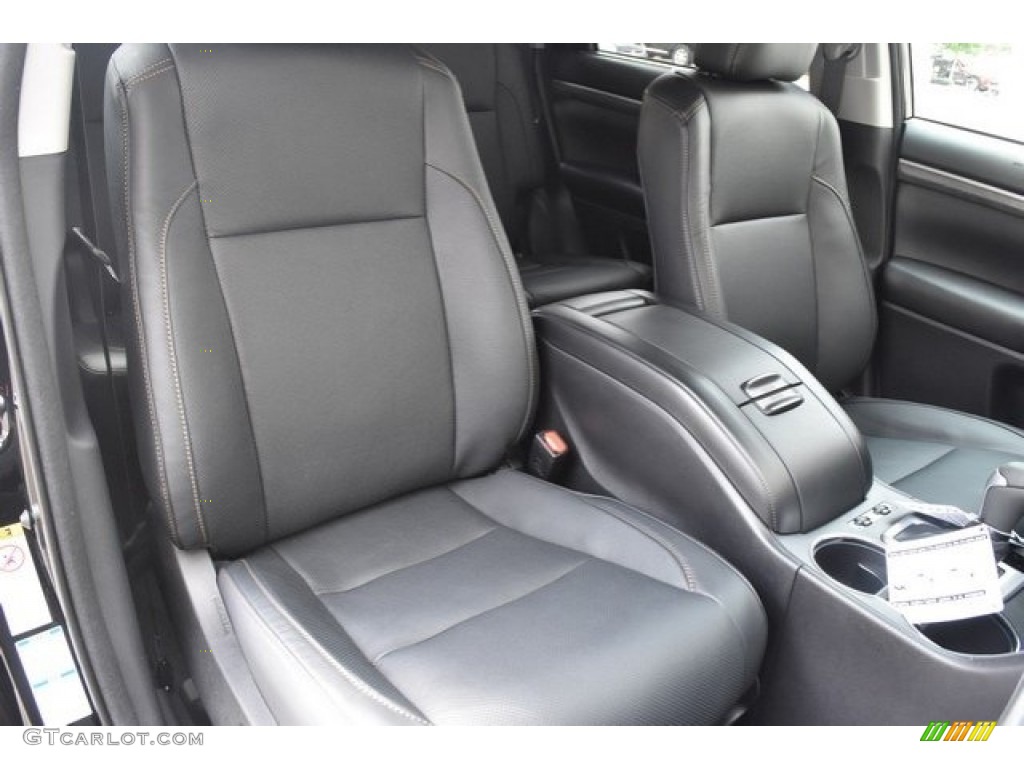 2018 Highlander Limited AWD - Midnight Black Metallic / Black photo #13