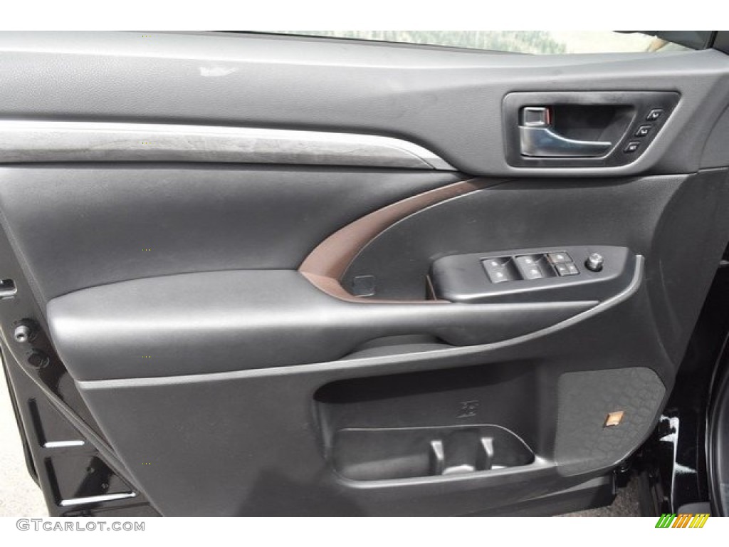 2018 Highlander Limited AWD - Midnight Black Metallic / Black photo #23