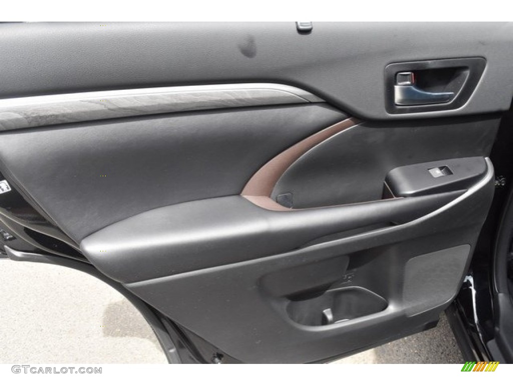 2018 Highlander Limited AWD - Midnight Black Metallic / Black photo #24