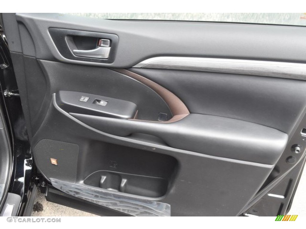 2018 Highlander Limited AWD - Midnight Black Metallic / Black photo #25