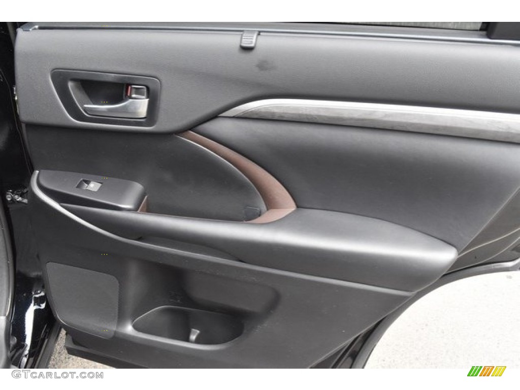 2018 Highlander Limited AWD - Midnight Black Metallic / Black photo #26