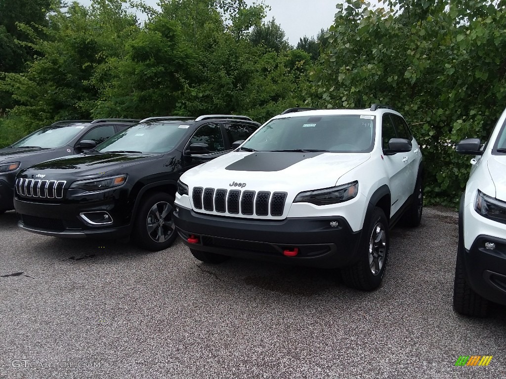 2019 Cherokee Trailhawk Elite 4x4 - Bright White / Black photo #1