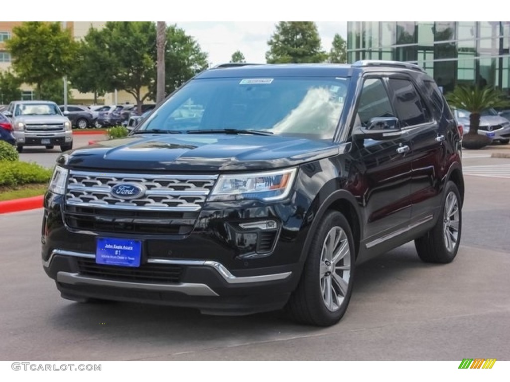 2018 Explorer Limited - Shadow Black / Ebony Black photo #3