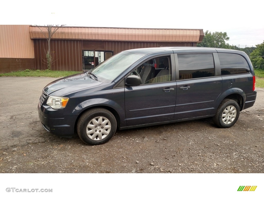 2008 Town & Country LX - Modern Blue Pearlcoat / Medium Slate Gray/Light Shale photo #2