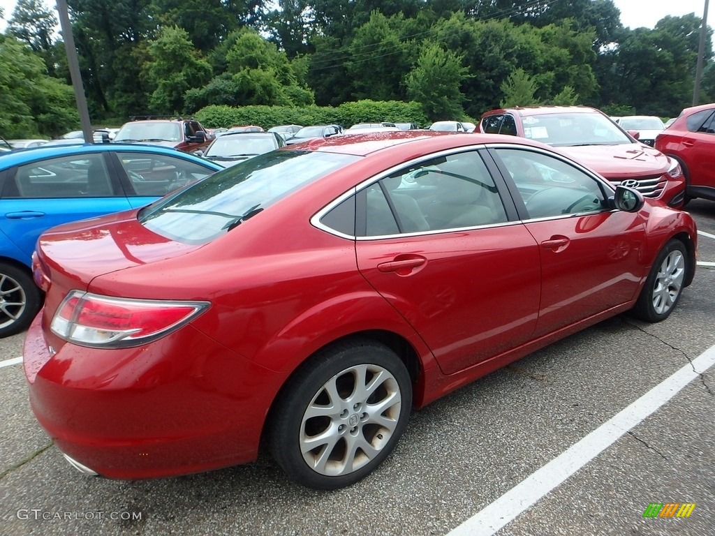 2009 MAZDA6 s Grand Touring - Sangria Red Mica / Beige photo #4