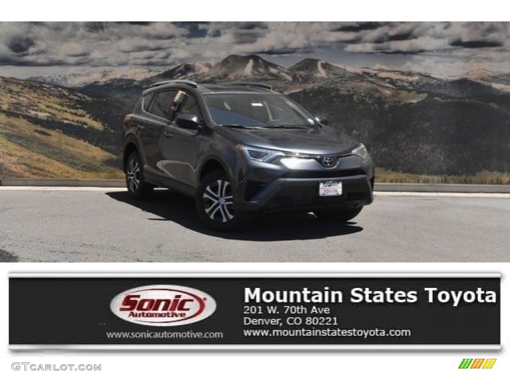 2018 RAV4 LE - Magnetic Gray Metallic / Black photo #1