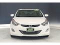 2013 Shimmering White Hyundai Elantra Limited  photo #2