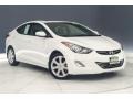 2013 Shimmering White Hyundai Elantra Limited  photo #12