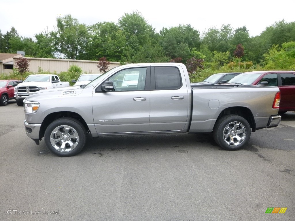 Billett Silver Metallic 2019 Ram 1500 Big Horn Quad Cab 4x4 Exterior Photo #127987949