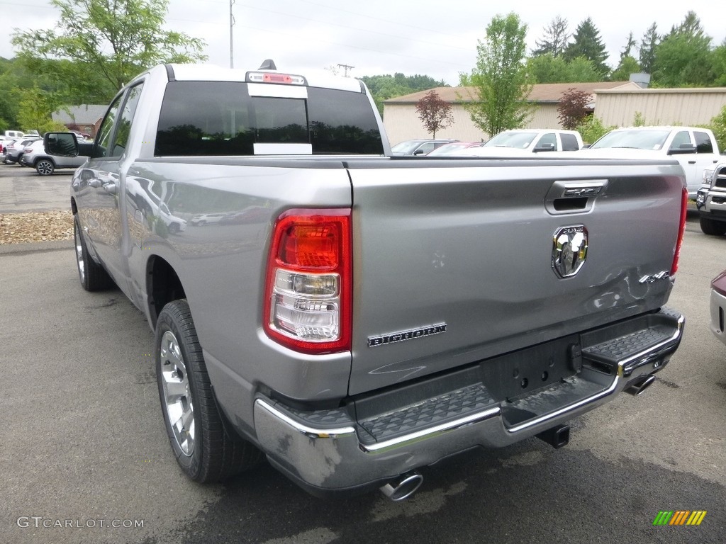 2019 1500 Big Horn Quad Cab 4x4 - Billett Silver Metallic / Black/Diesel Gray photo #3