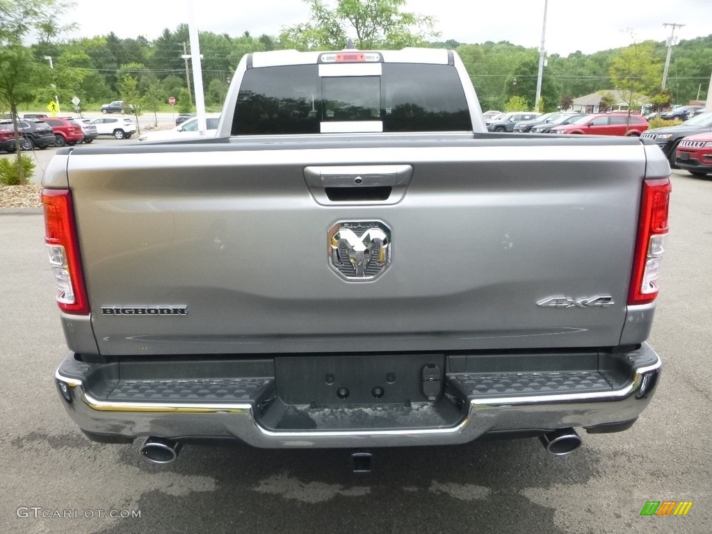 2019 1500 Big Horn Quad Cab 4x4 - Billett Silver Metallic / Black/Diesel Gray photo #4