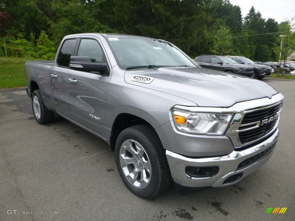 Billett Silver Metallic 2019 Ram 1500 Big Horn Quad Cab 4x4 Exterior Photo #127988108